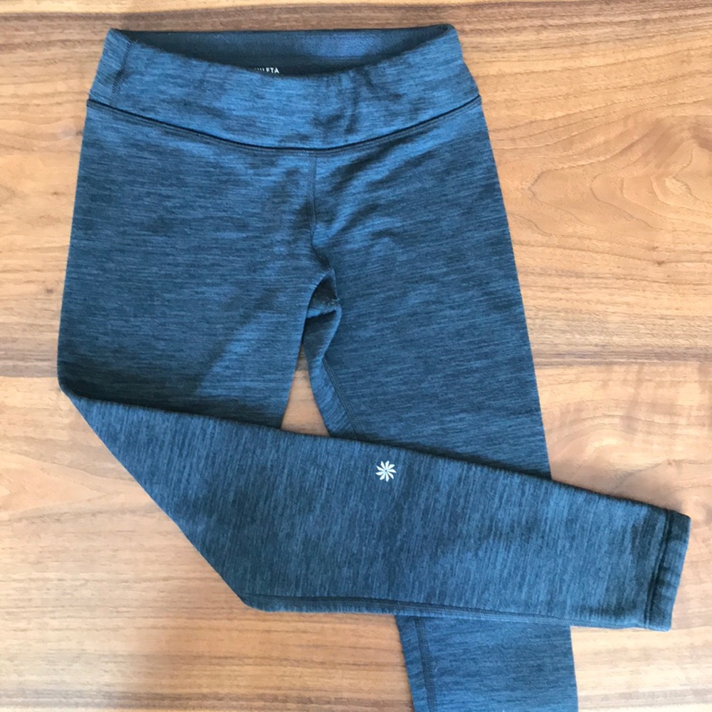 Athleta girl fleece lined leggings. Size 8-10.
